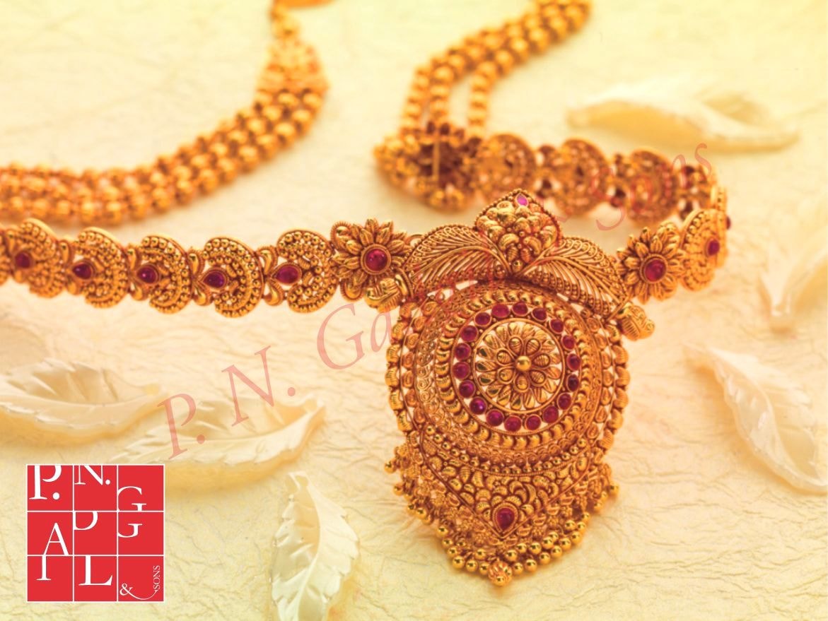 Temple jewellery Necklace by PNG & Sons 